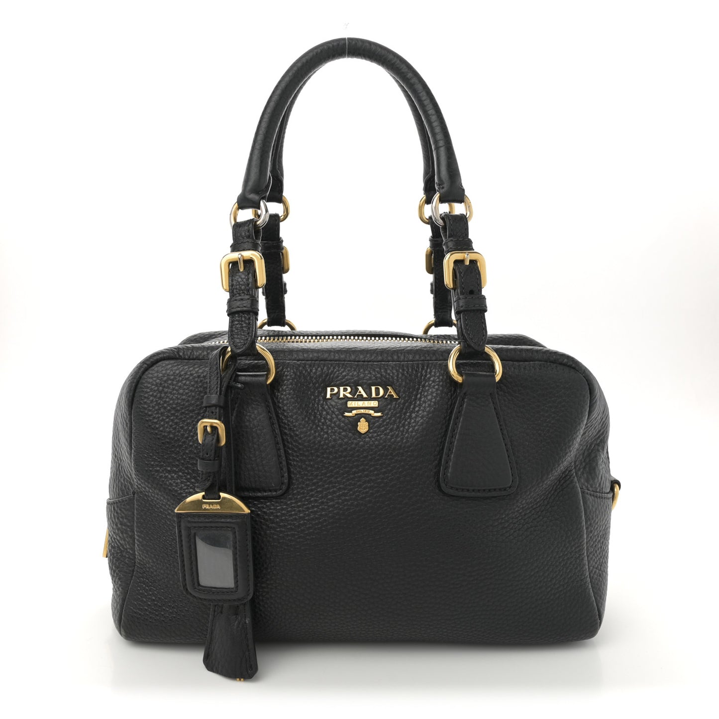 Vitello Daino Bauletto Black