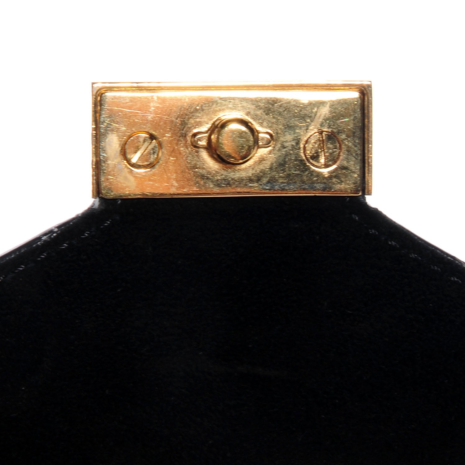 Celine Calfskin Medium Diamond Shoulder Bag Black 10 of 10