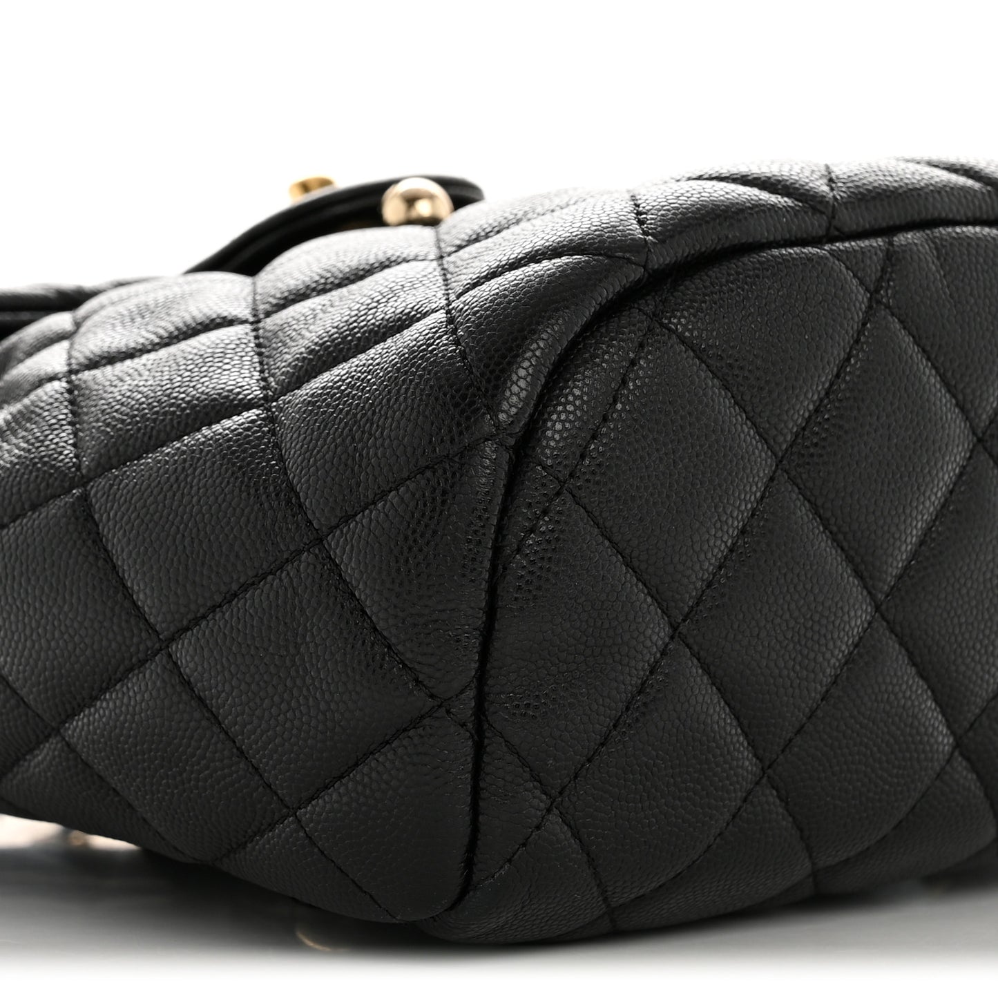 Caviar Quilted Mini Urban Spirit Backpack Black