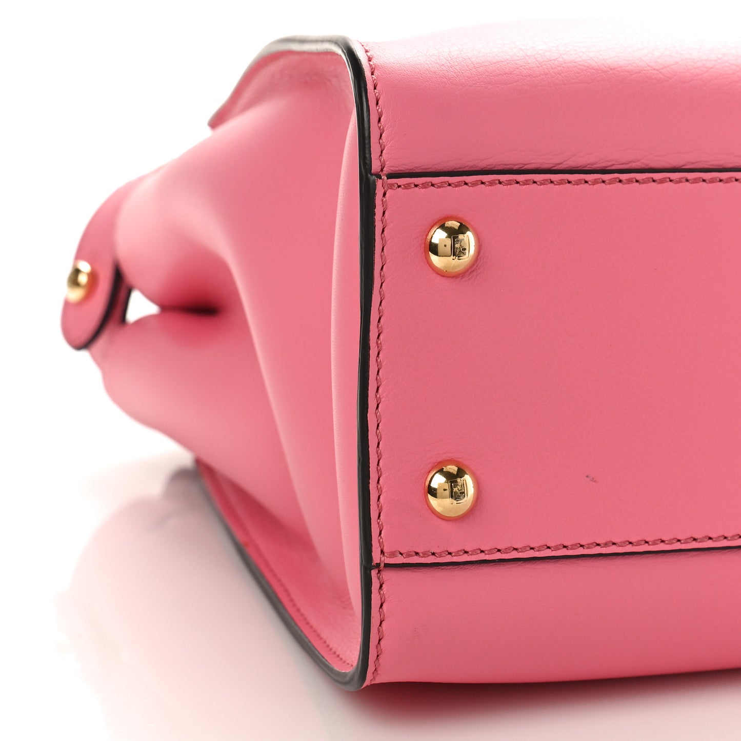 Vitello Seta Medium Peekaboo Iconic Satchel Pink