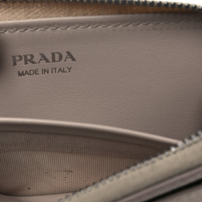 Prada Daino Colour Metal Zip Around Keychain Ninfea 8 of 9
