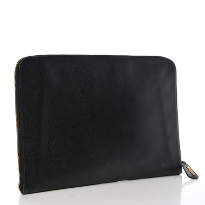 Chanel Caviar Timeless CC Document Portfolio Holder Black 3 of 16