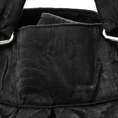 Chanel Crinkled Coated Canvas Le Marais Large Tote Black 8 of 12