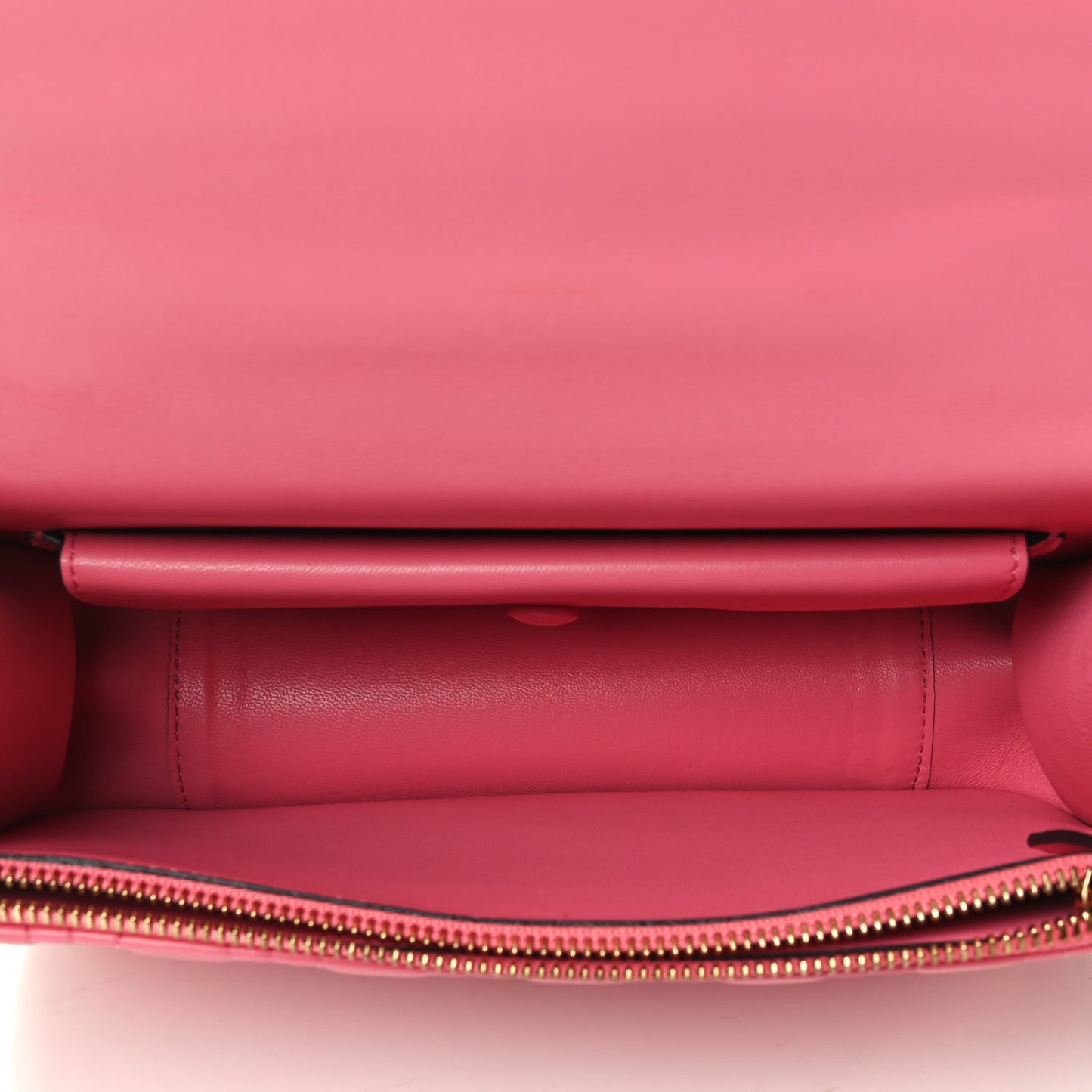 Nappa Quilted Virtus Top Handle Shoulder Bag Blush