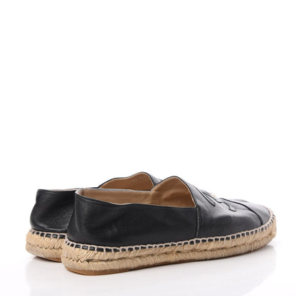 Chanel Lambskin CC Espadrilles 39 Black 4 of 25