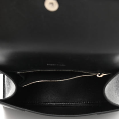 Balenciaga Grained Calfskin Small Hourglass Top Handle Bag Black 5 of 11