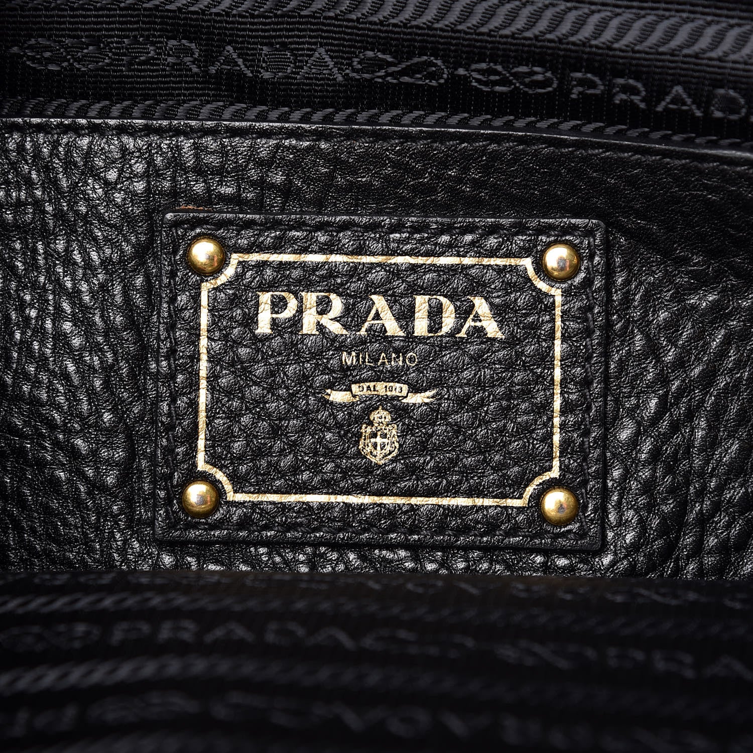 Prada Vitello Daino Large Double Zip Tote Nero Black 7 of 24