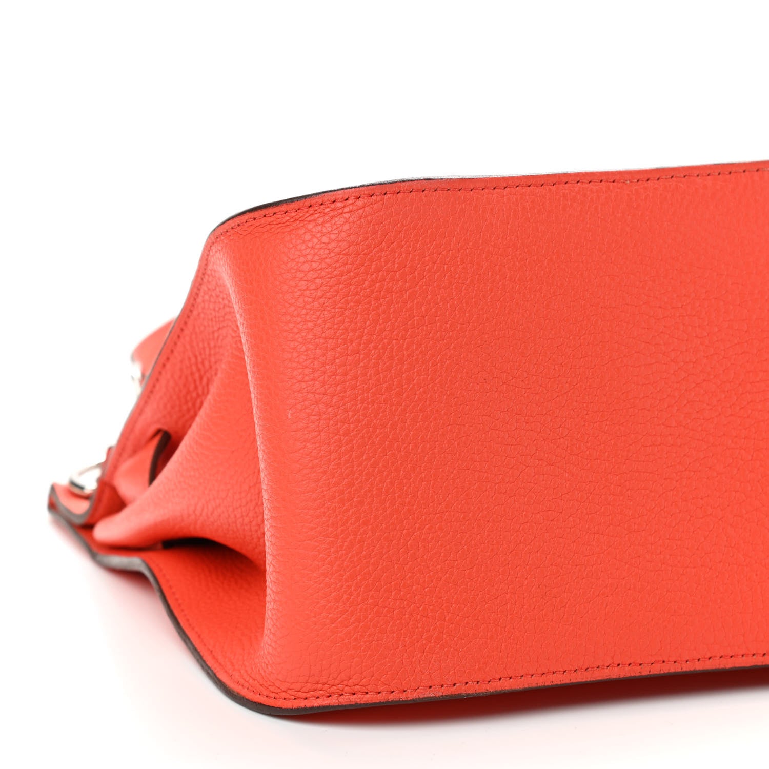 Hermes Taurillon Clemence Jypsiere 31 Orange Poppy 7 of 8