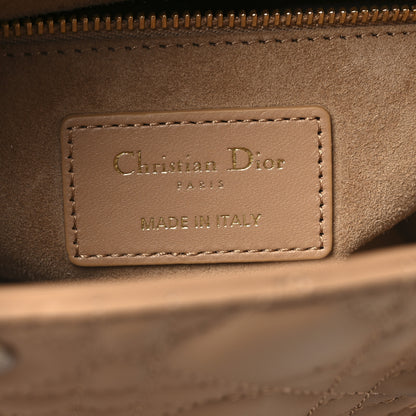 Christian Dior Lambskin Cannage Small Lady Dior Camel 6 of 10