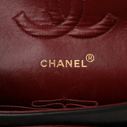 Chanel Lambskin Quilted Medium Double Flap Black 6 of 13