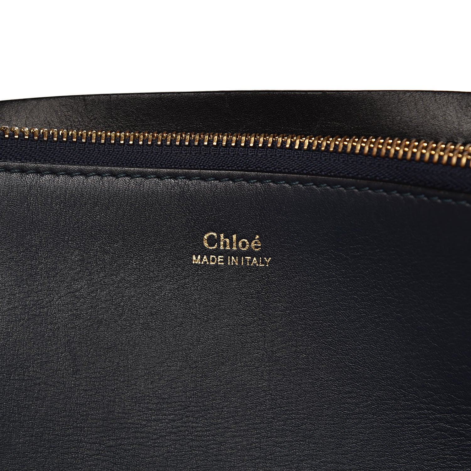 Chloe Smooth Calfskin Large Charlotte Tote Navy 6 of 9