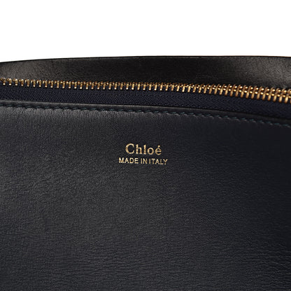 Chloe Smooth Calfskin Large Charlotte Tote Navy 6 of 9
