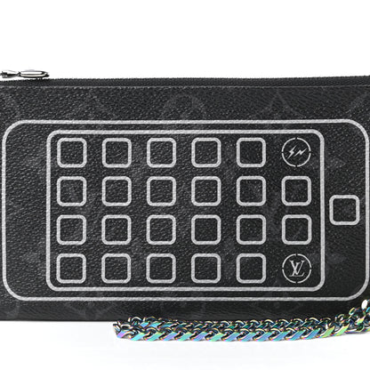 Louis Vuitton Monogram Eclipse Flash Fragment IPhone Pouch 10 of 10