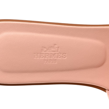 Hermes Epsom Oran Sandals 38 Rose Pale 8 of 8