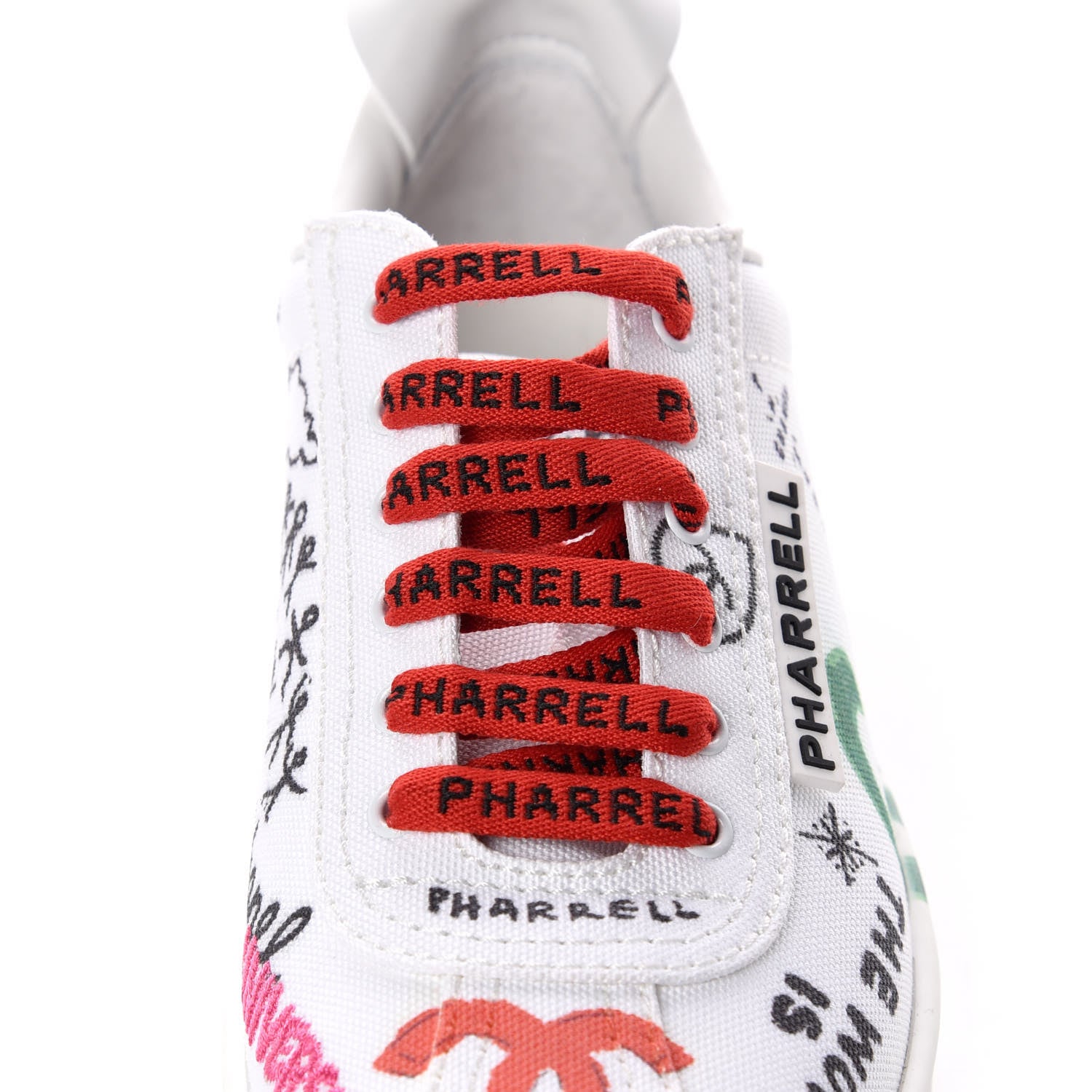 Chanel x Pharrell Williams Canvas Womens Sneakers 35 White 13 of 23