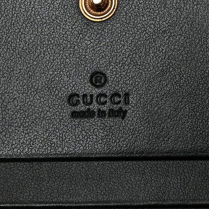 Gucci Calfskin Matelasse GG Marmont Card Case Wallet Black 6 of 8