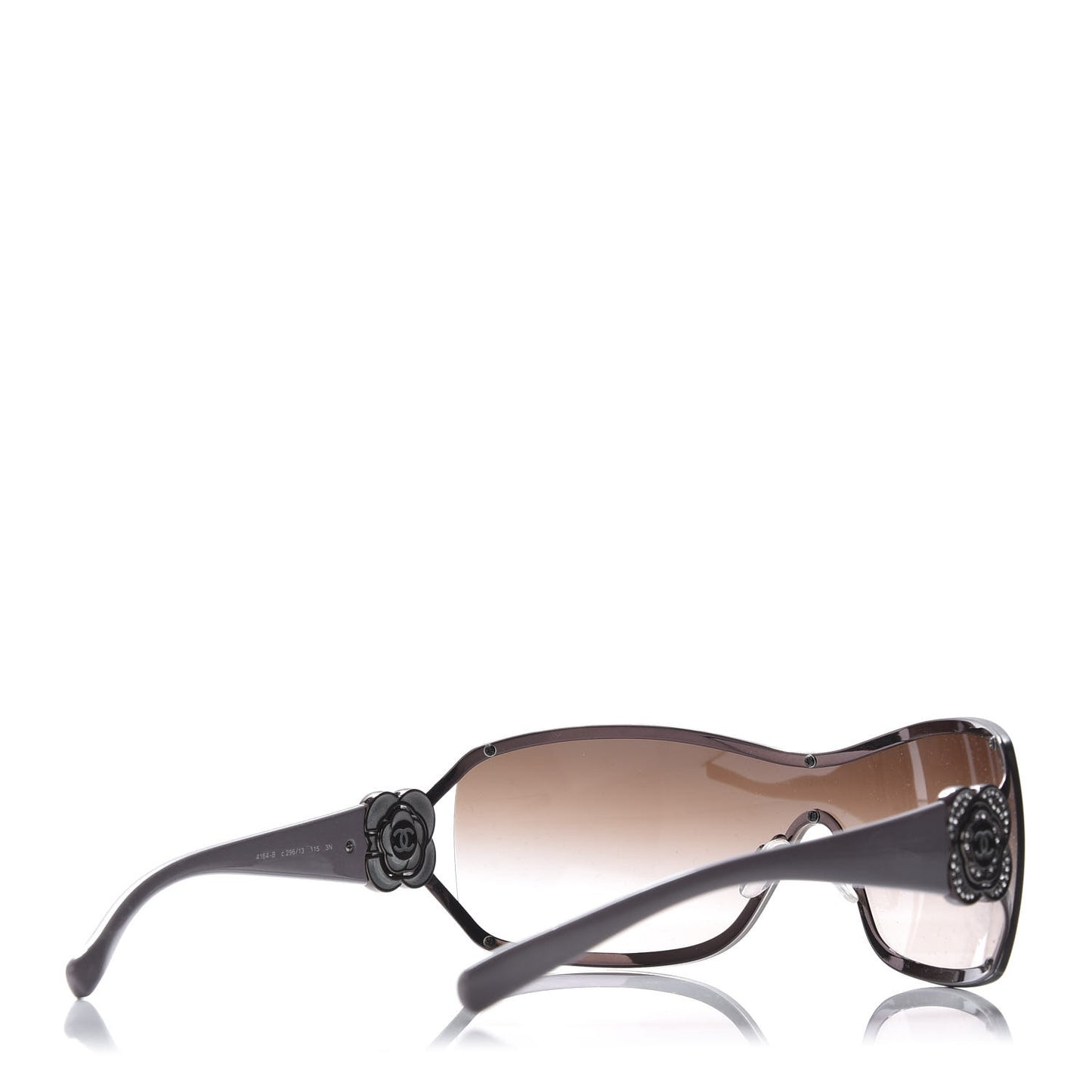Swarovski Crystal Camellia CC Sunglasses 4164-B Bronze