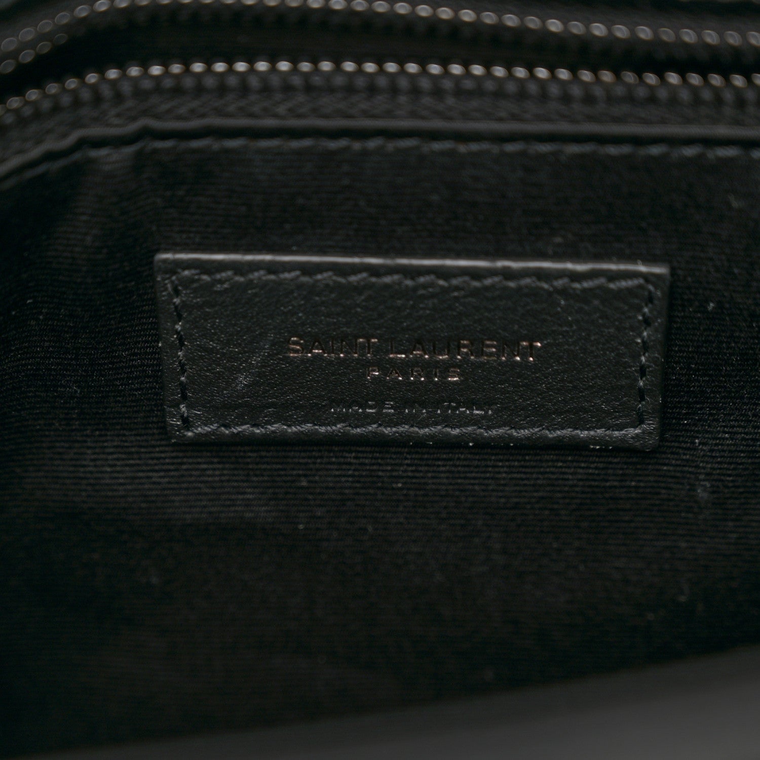 Saint Laurent Crinkled Calfskin Matelasse Monogram Large Niki Chain Satchel Black 6 of 10