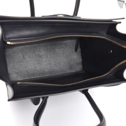 Celine Smooth Calfskin Micro Luggage Black 5 of 7