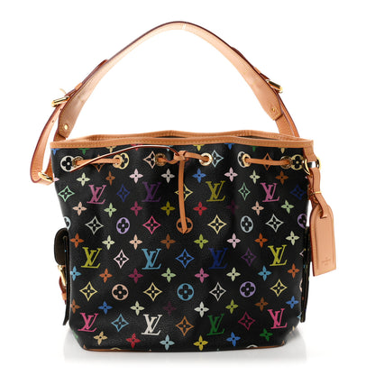 Louis Vuitton Monogram Multicolor Petit Noe Black 1 of 9