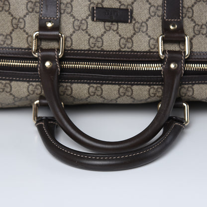 Gucci GG Plus Monogram Medium Carry On Duffle Bag Brown 13 of 21