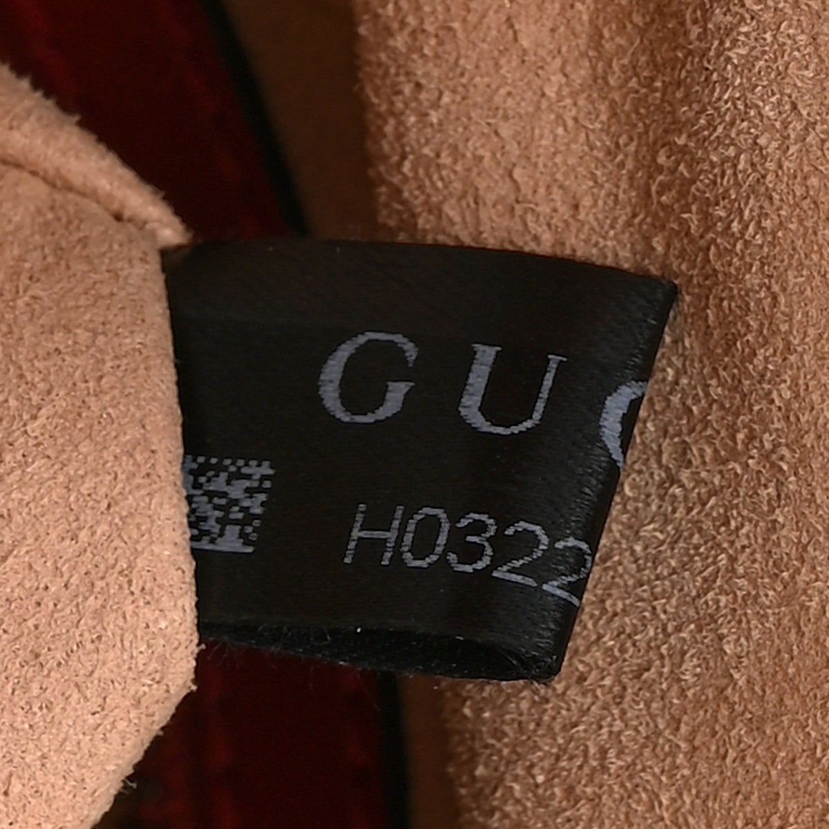 Gucci Vintage Effect Calfskin Matelasse Diagonal Small Torchon GG Marmont Bamboo Top Handle Shoulder Bag Black Romantic Cherry 8 of 11