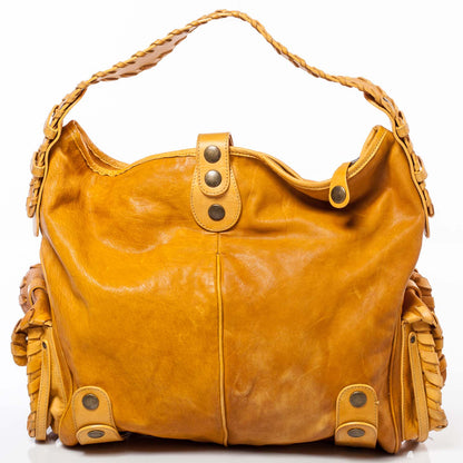 Chloe Calfskin Silverado Hobo Yellow 4 of 9