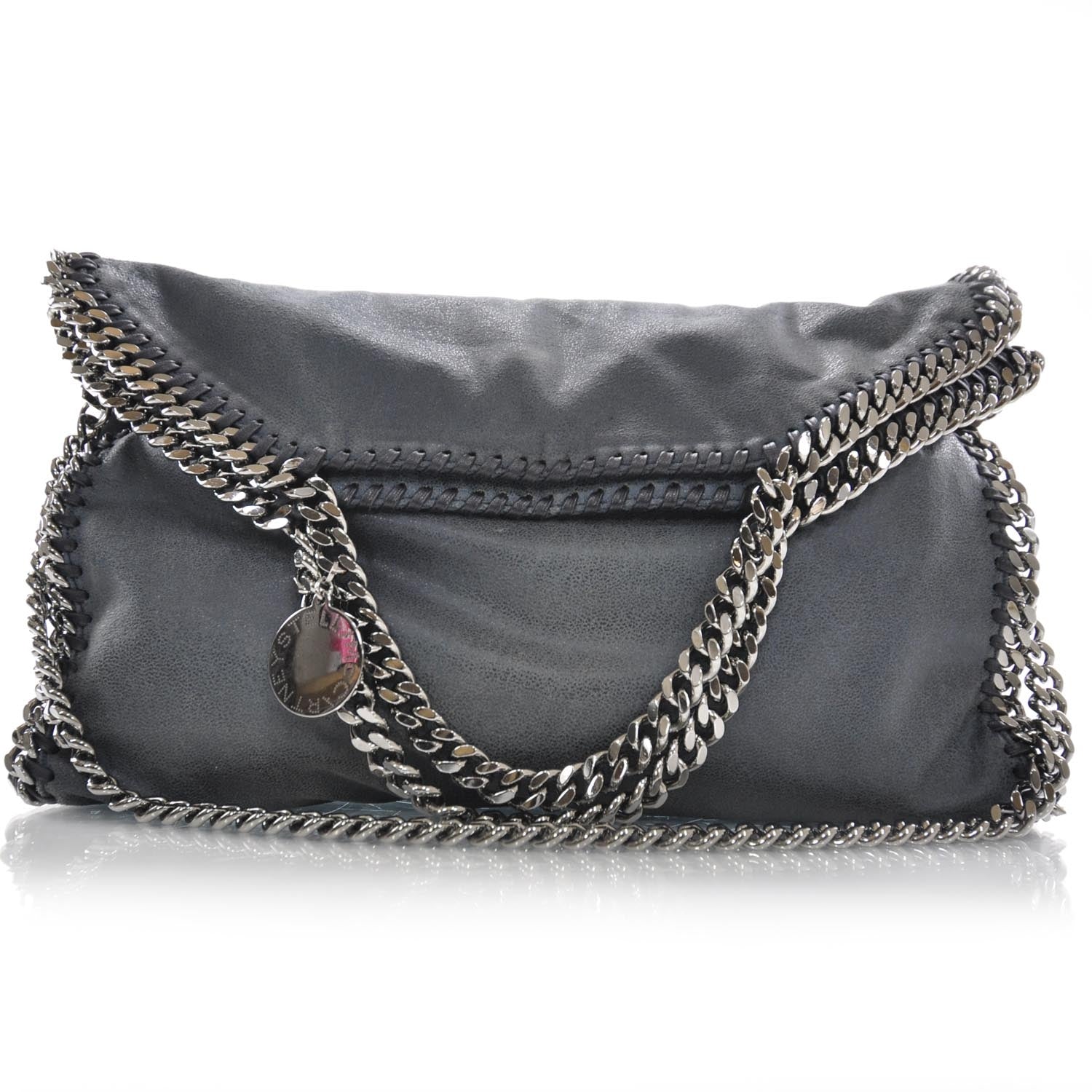 Stella McCartney Faux Leather Falabella Tote Blue 1 of 7