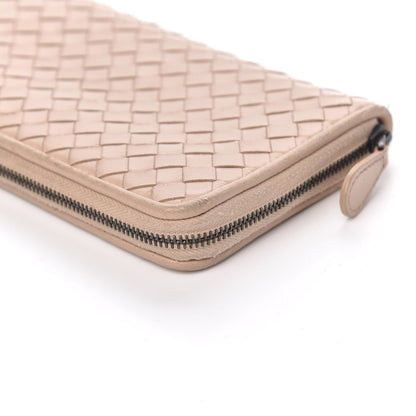 Bottega Veneta Nappa Intrecciato Zip Around Wallet Flamingo 11 of 11