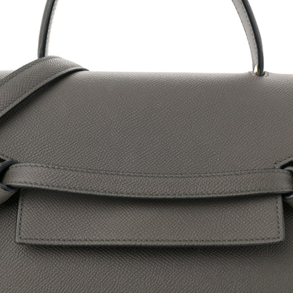 Celine Grained Calfskin Micro Belt Bag Grey 8 of 14
