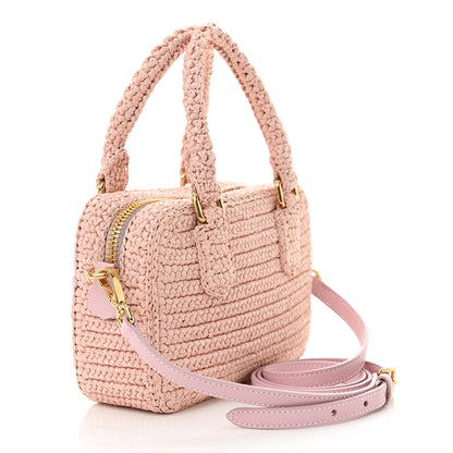 Miu Miu Crochet Calfskin S Narrow Arcadie Alabaster Pink 3 of 11