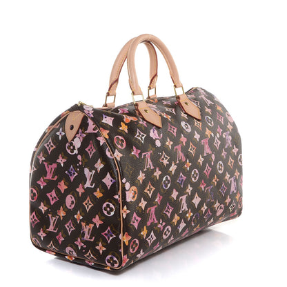 Louis Vuitton Watercolor Aquarelle Speedy 35 Brown 3 of 7