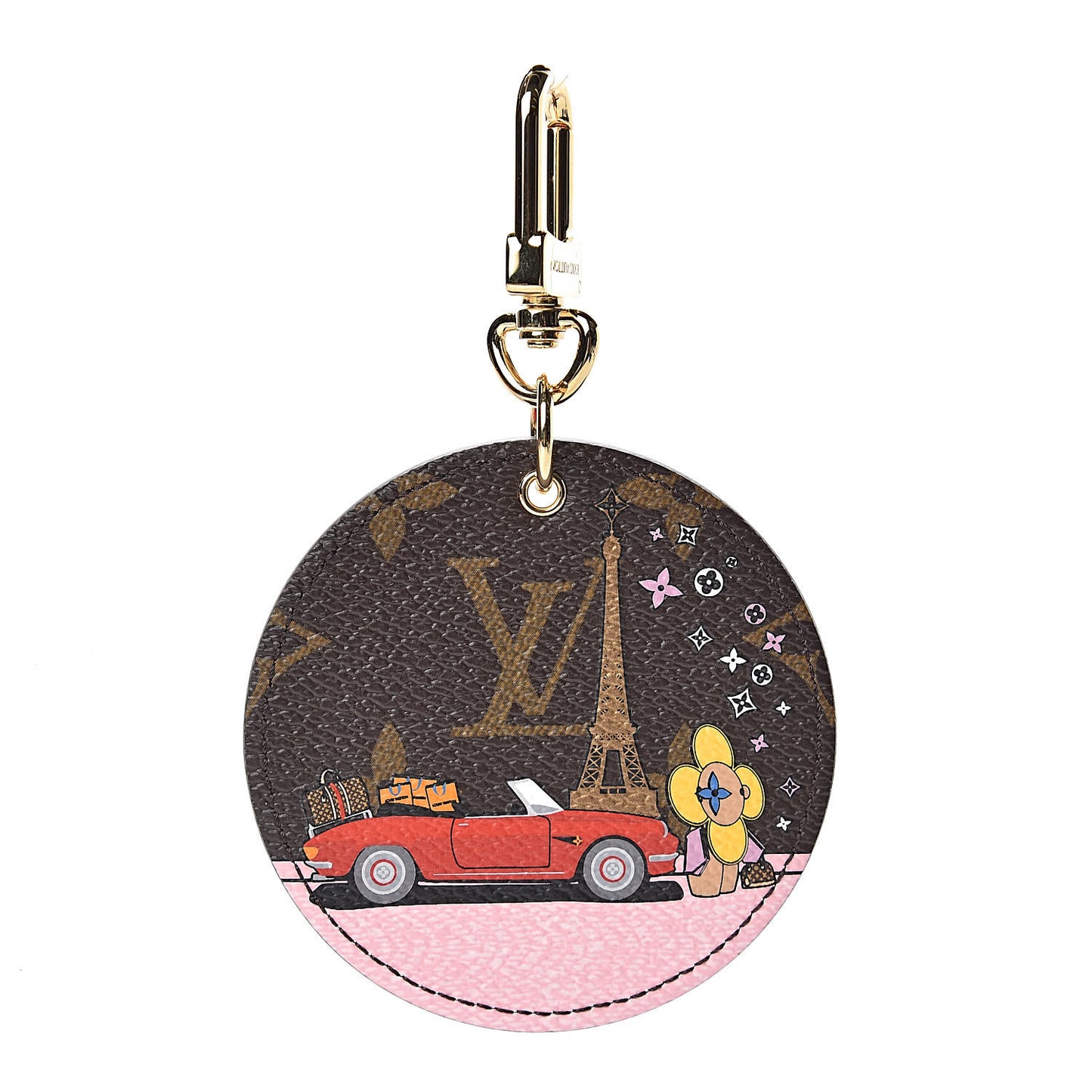 Monogram 2019 Christmas Animation Paris Bag Charm Key Ring