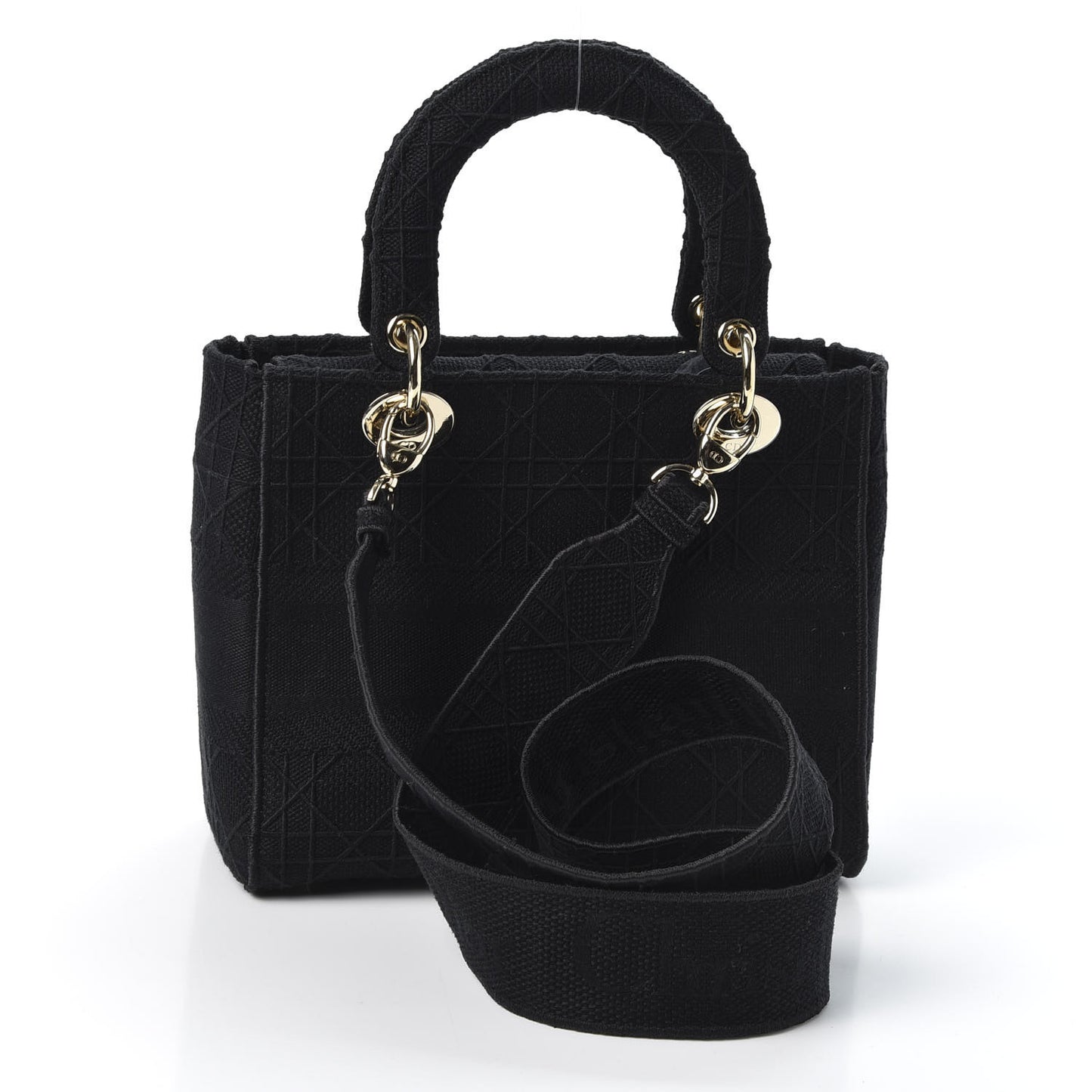 Canvas Cannage Medium Lady D-Lite Black
