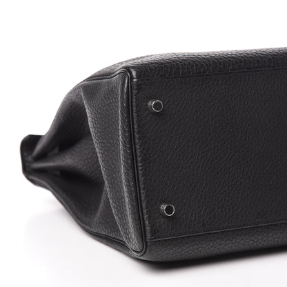 Hermes Fjord Kelly Retourne 40 Black 44 of 47