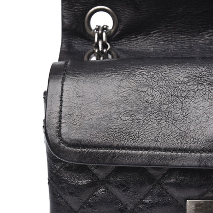Chanel Iridescent Calfskin Quilted 2.55 Reissue 224 Flap Black 13 of 13