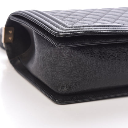 Chanel Caviar Quilted New Medium Boy Flap Black 9 of 11