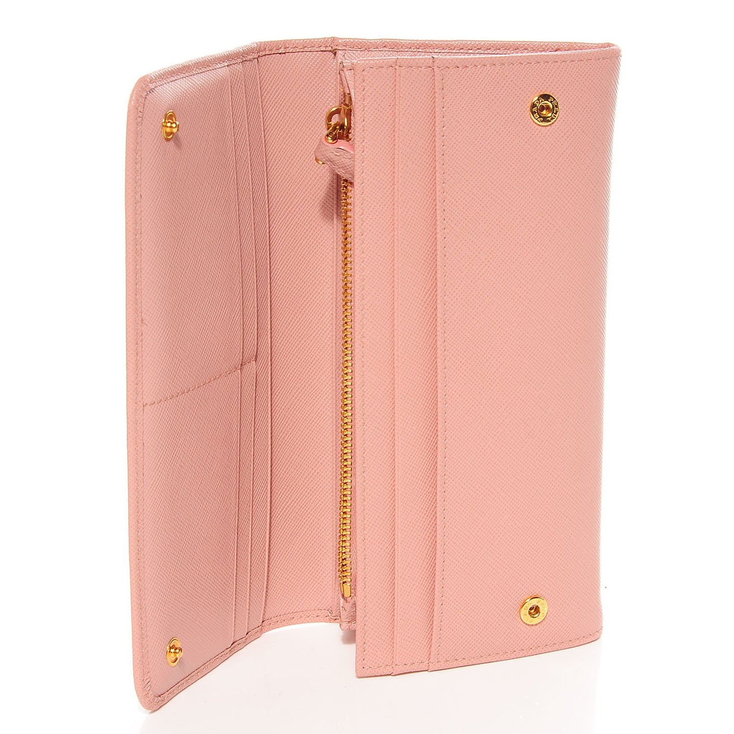 Saffiano Metal Continental Flap Wallet Orchidea