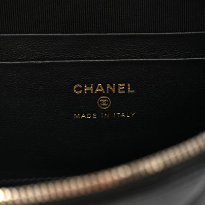 Chanel Lambskin Quilted Pillow Crush Belt Bag Black 5 of 10