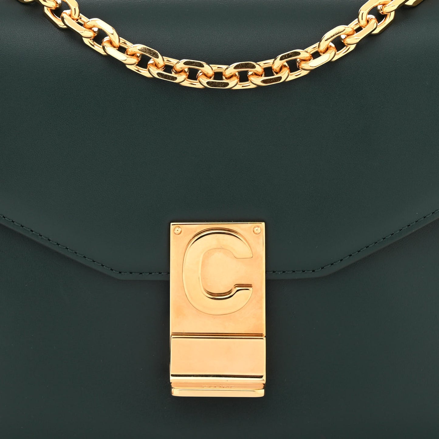 Shiny Calfskin Medium C Bag Amazone