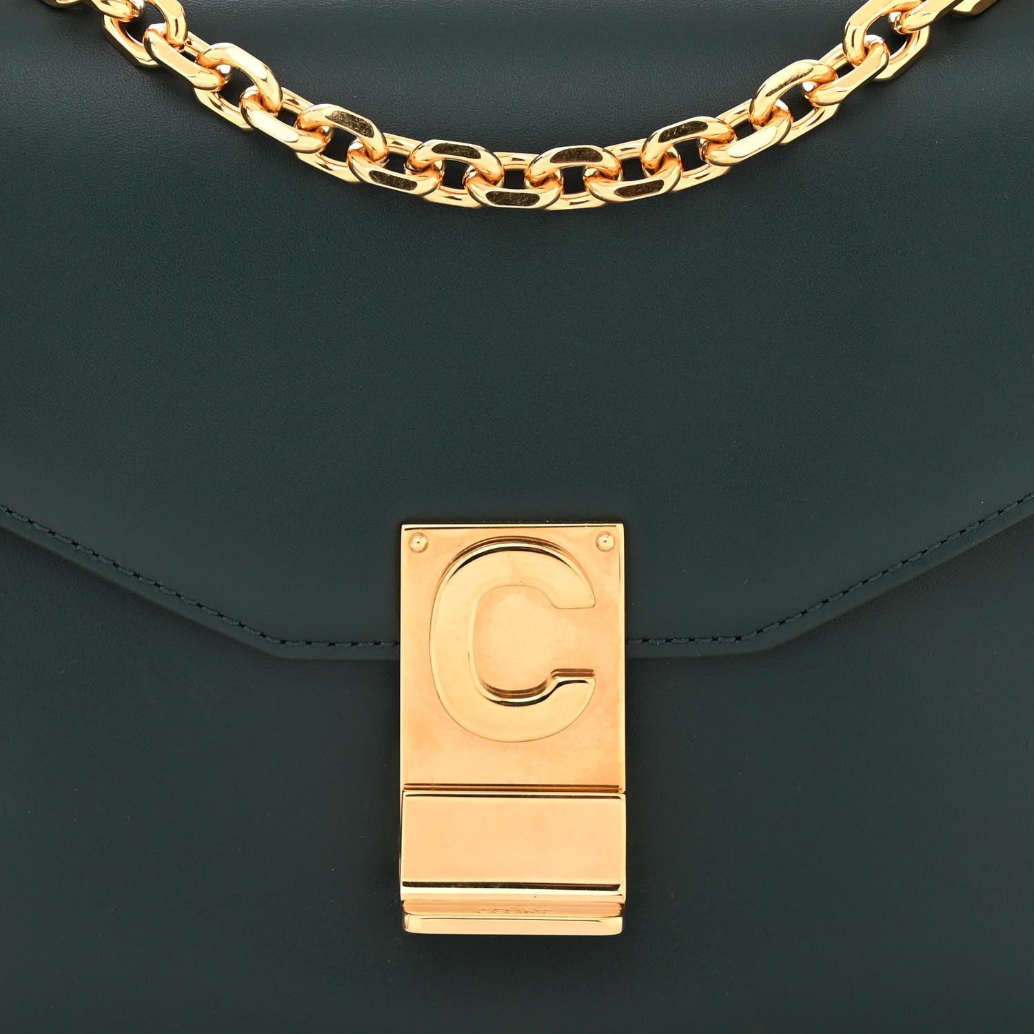 Celine Shiny Calfskin Medium C Bag Amazone 8 of 12