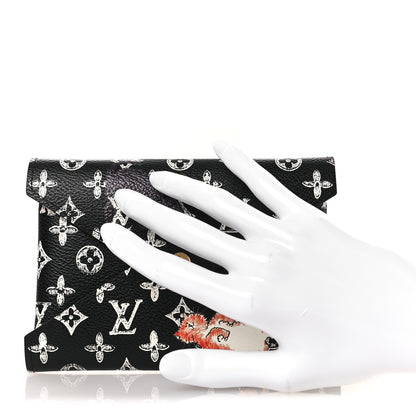 Louis Vuitton Catogram Medium Kirigami Pochette Black 2 of 9