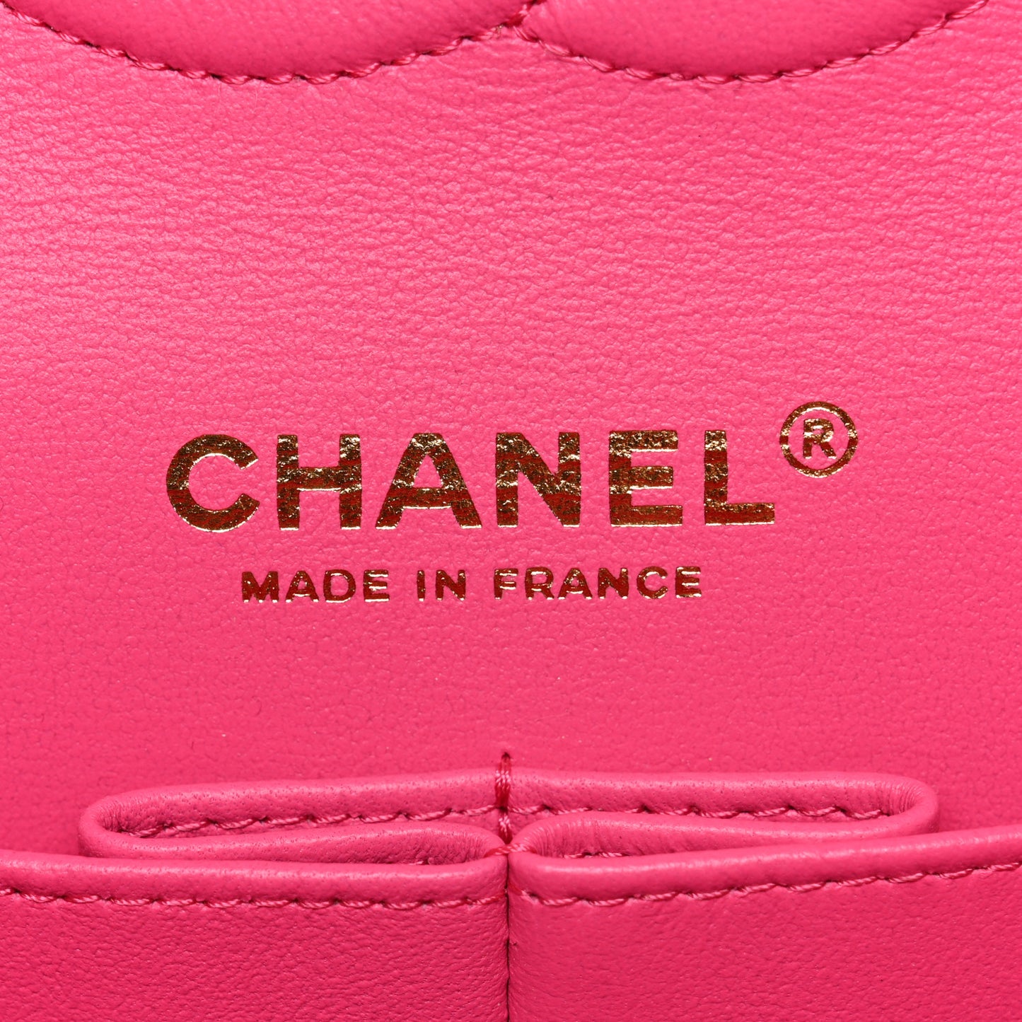 Caviar Quilted Medium Double Flap Dark Pink