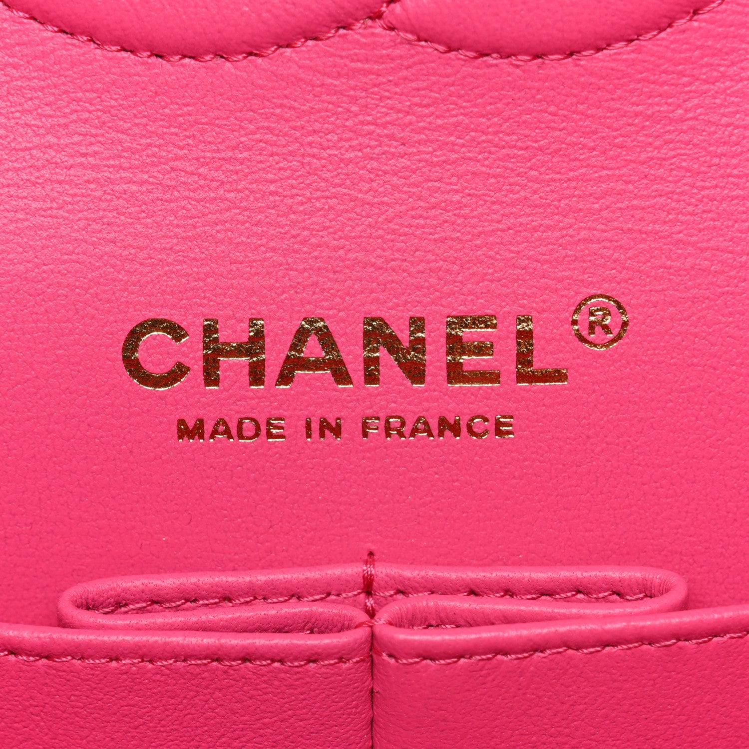 Chanel Caviar Quilted Medium Double Flap Dark Pink 6 of 11