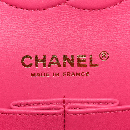 Chanel Caviar Quilted Medium Double Flap Dark Pink 6 of 11
