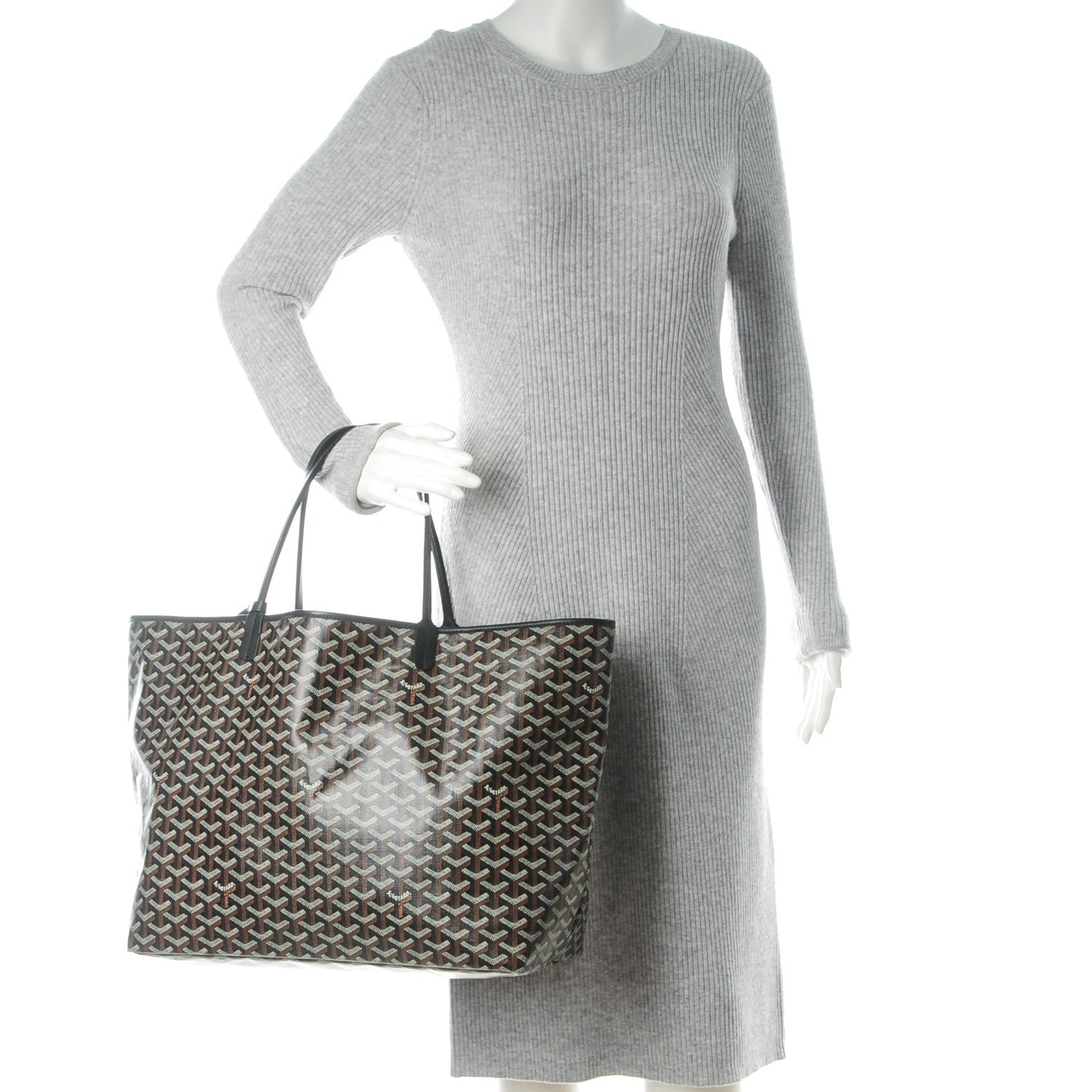 Goyard Goyardine Saint Louis GM Black 2 of 9