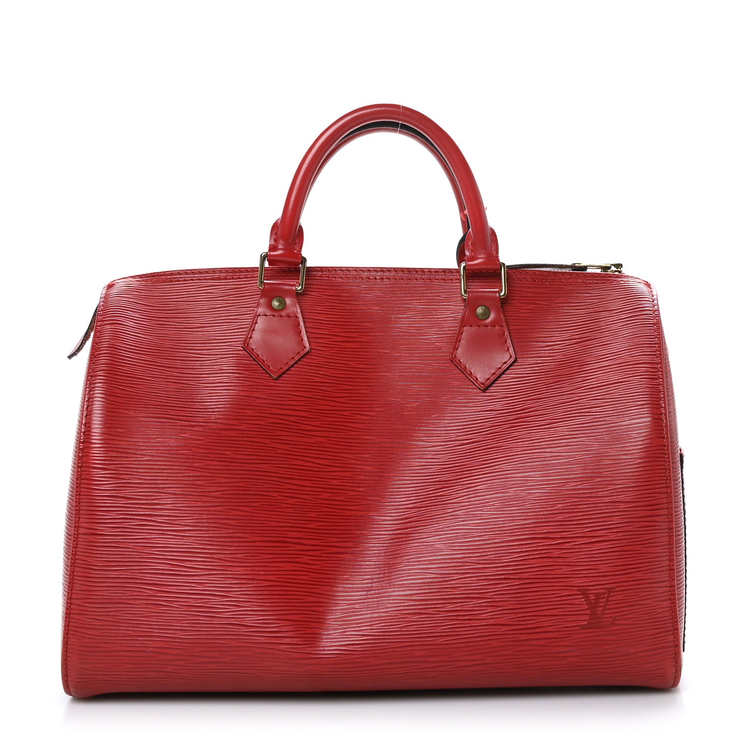 Louis Vuitton Epi Speedy 30 Castillan Red 1 of 13