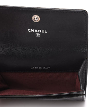 Chanel Lambskin Quilted Flap Card Holder Black 5 of 7