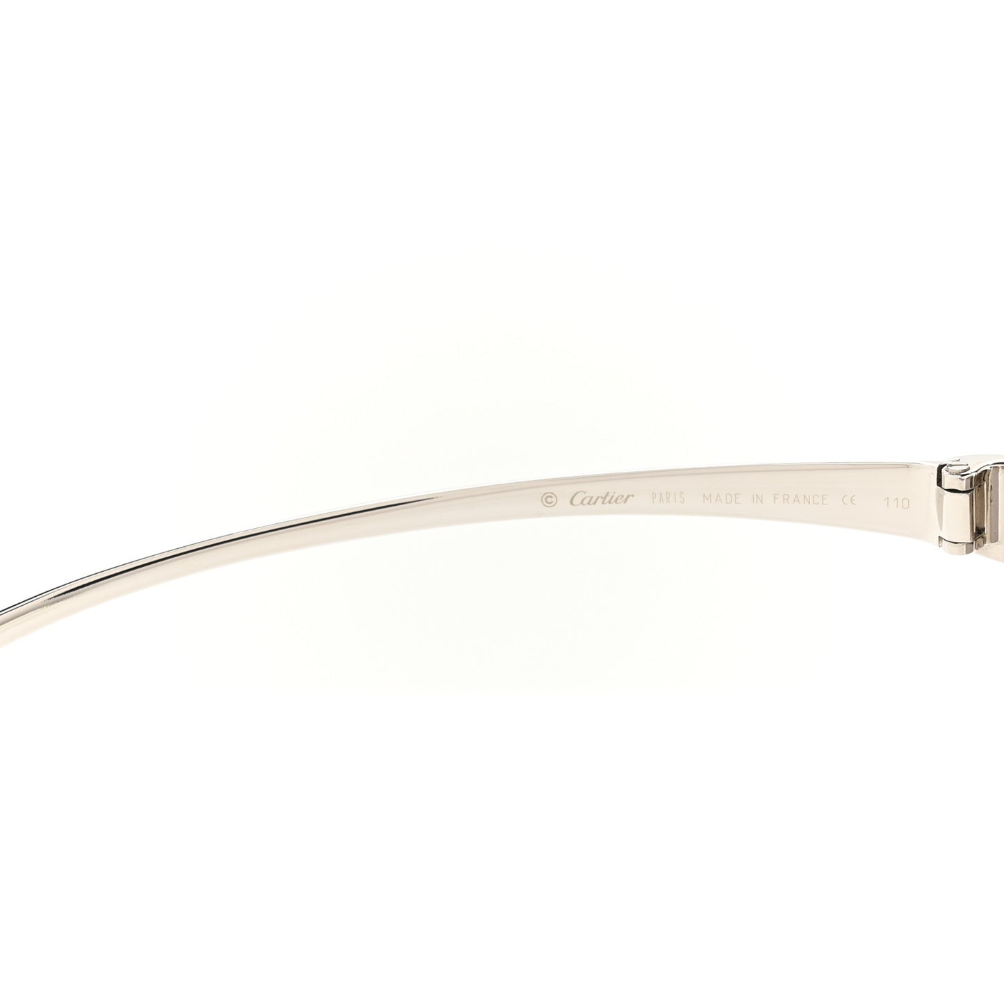 Panthere De Cartier Sunglasses Silver Black
