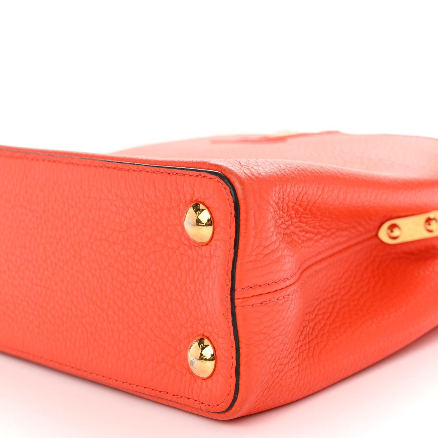 Louis Vuitton Taurillon Capucines BB Tonic Orange 9 of 12
